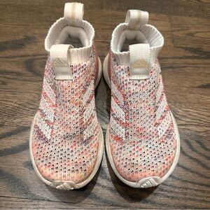 Adidas Little Girls Multicolor Slip-On Sneakers Size 11